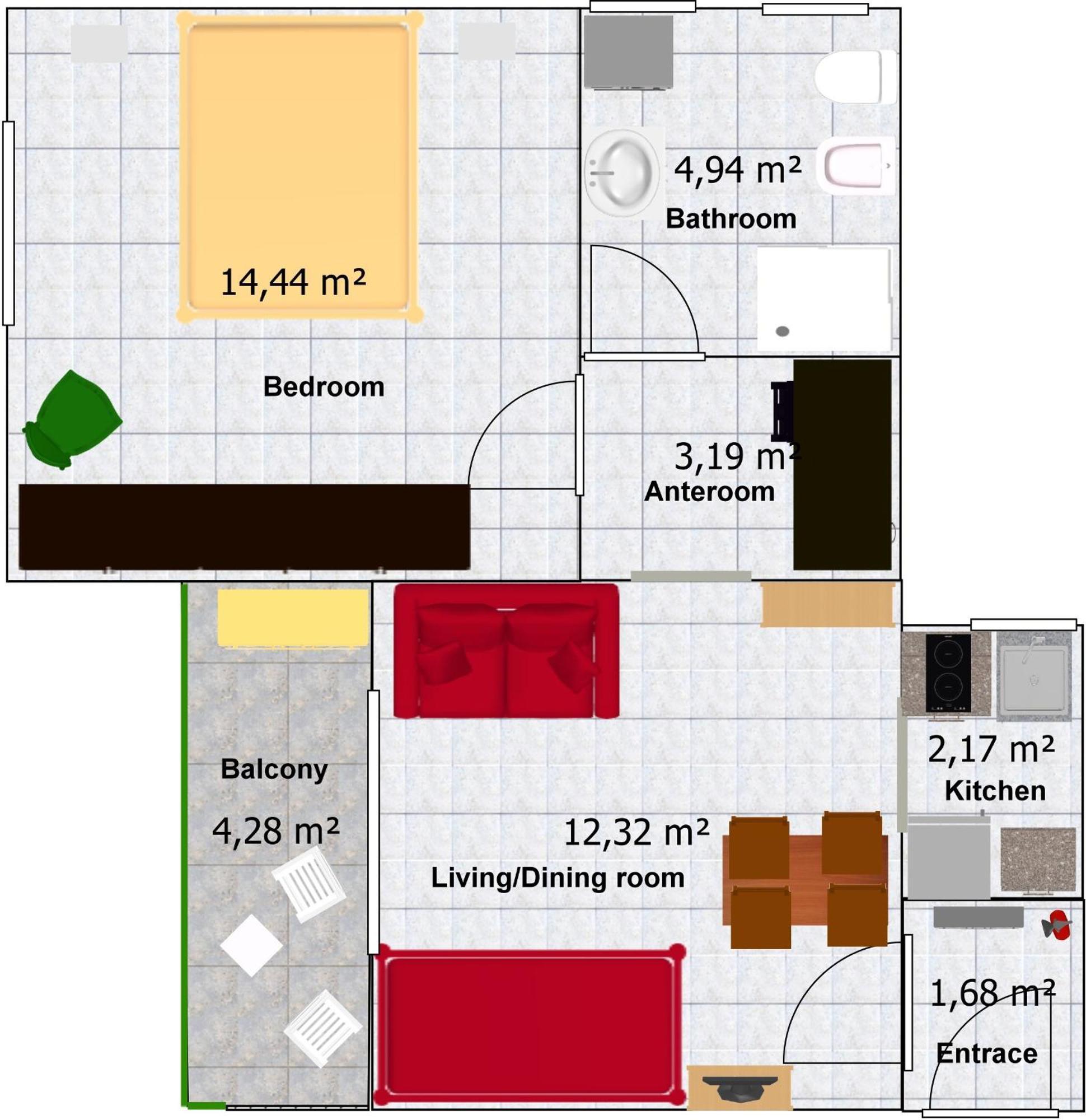 Sweetheart Apartment บุสโตอาร์ซีซีโอ ภายนอก รูปภาพ